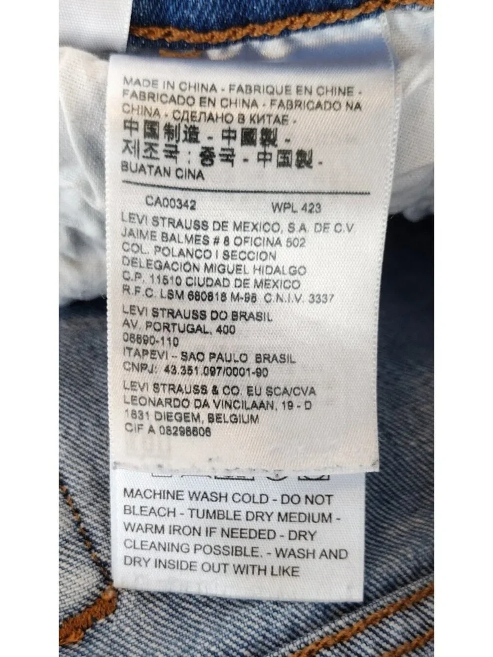 Levi 501 S XX Light Wash Jeans 29 Waist x 28 Inseam